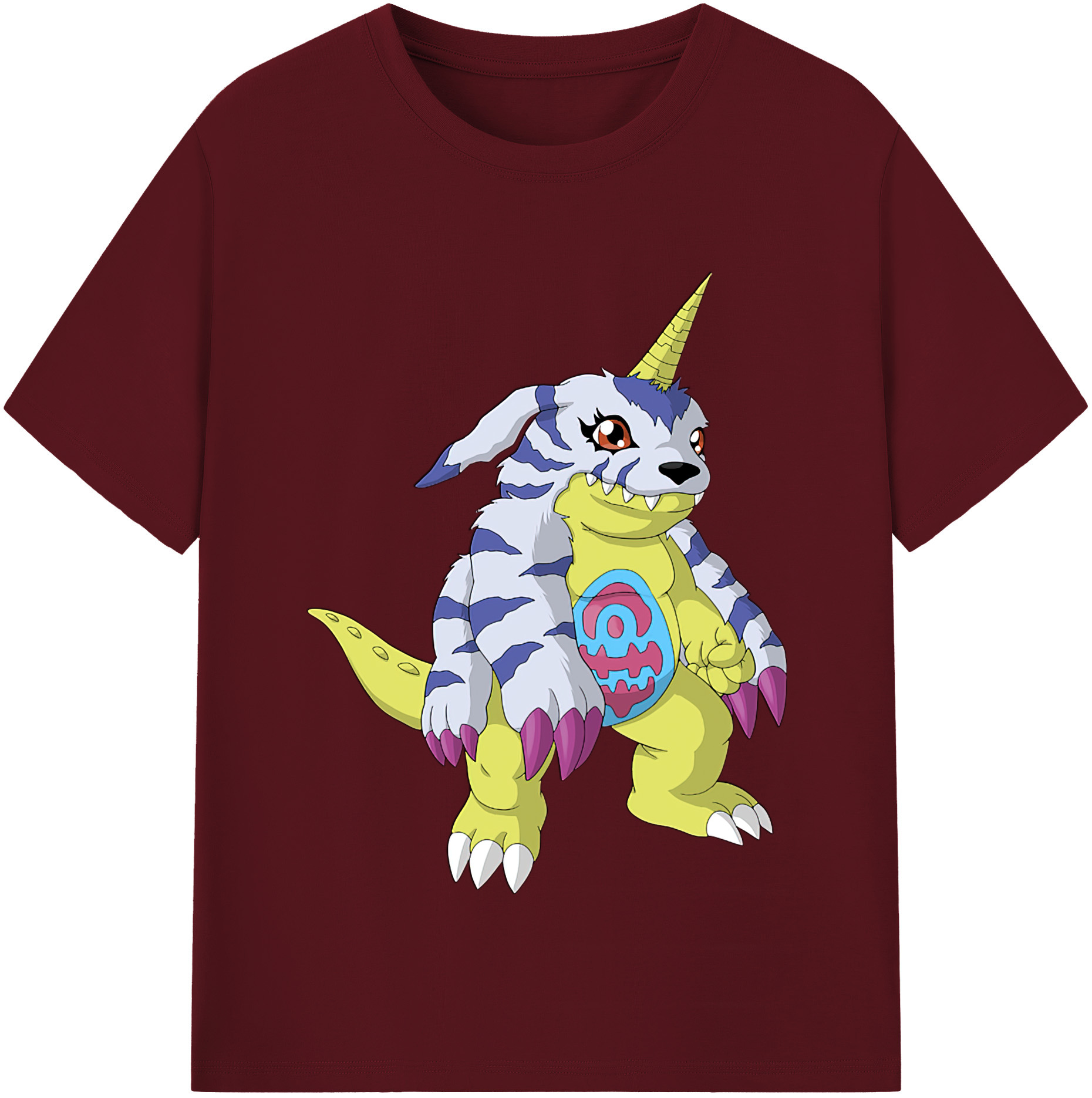 （画像用） Digimon デジタルモンスター/デジモン 綿100％半袖Tシャツ（フロントプリント）